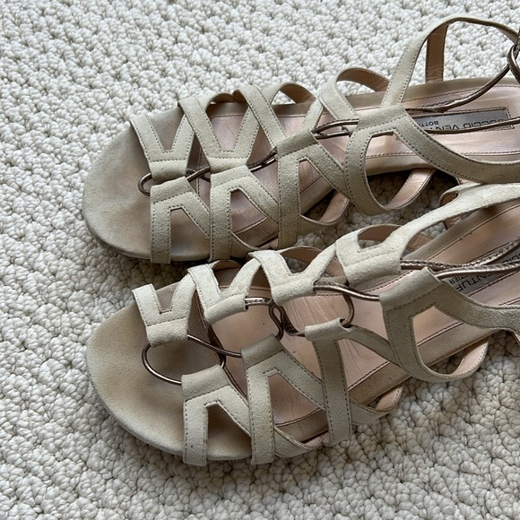 EUC Duccio Venturi suede gladiator sandals size 8/38 with dust bag! - Picture 4 of 8